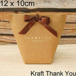 White Bronzing "Merci" Candy Bag